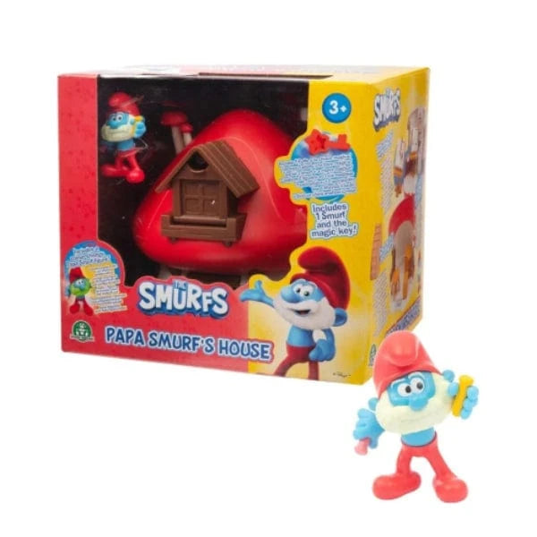 personaggi Televisivi e dei Cartoni animati Giochi Preziosi- I Puffi Playset Casa con Chiave Burlone, Puffetta e Inventore Giochi Preziosi- I Puffi Playset Casa con Chiave Burlone, Puffetta e Inventore