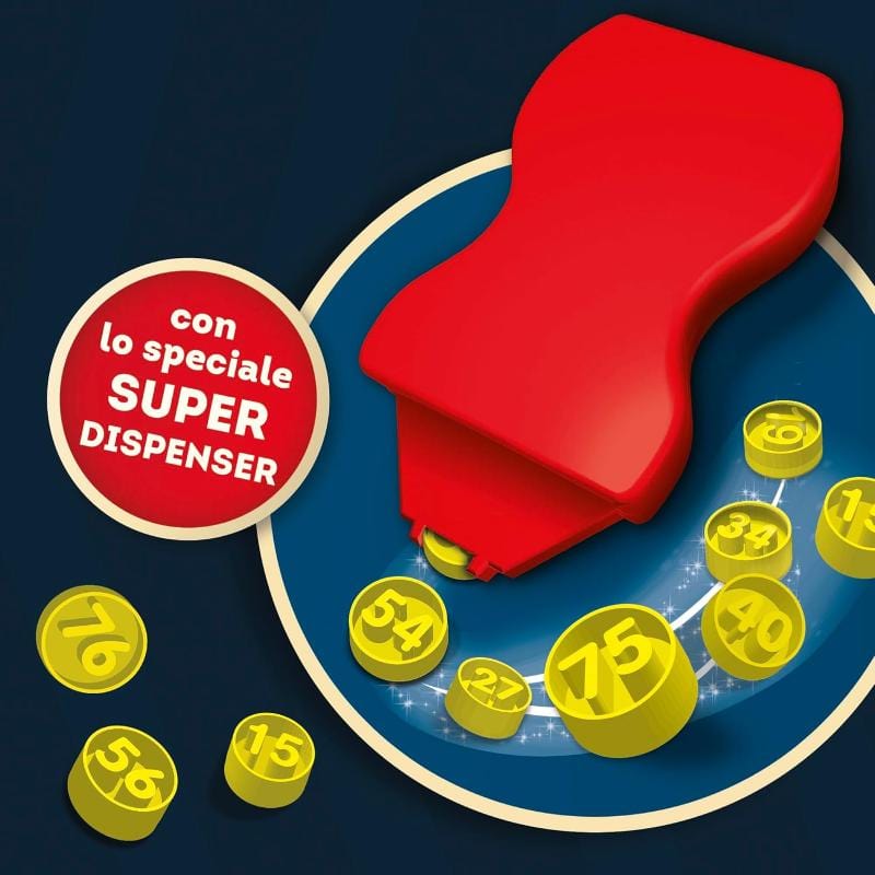 Giochi di società Tombola Segna e Cancella con 48 Cartelle - Lisciani Tombola Segna e Cancella con 48 Cartelle - Lisciani