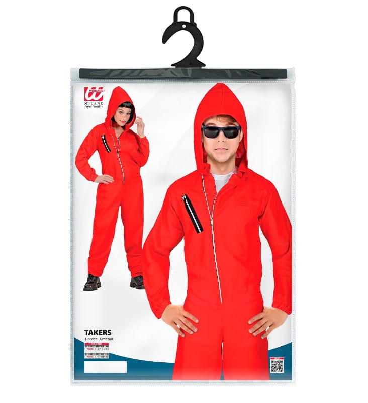 Costume Carnevale Costume da rapinatore, tuta con cappuccio bambino Costume da rapinatore, tuta con cappuccio bambino