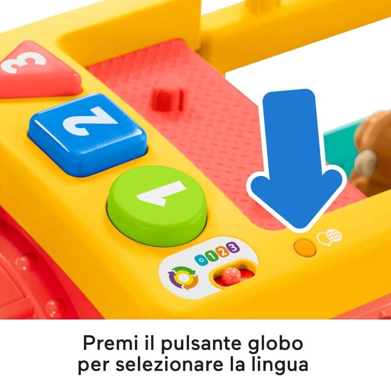 Giochi multiattività per bebè Little People Il Trenino dell'ABC Fisher-Price