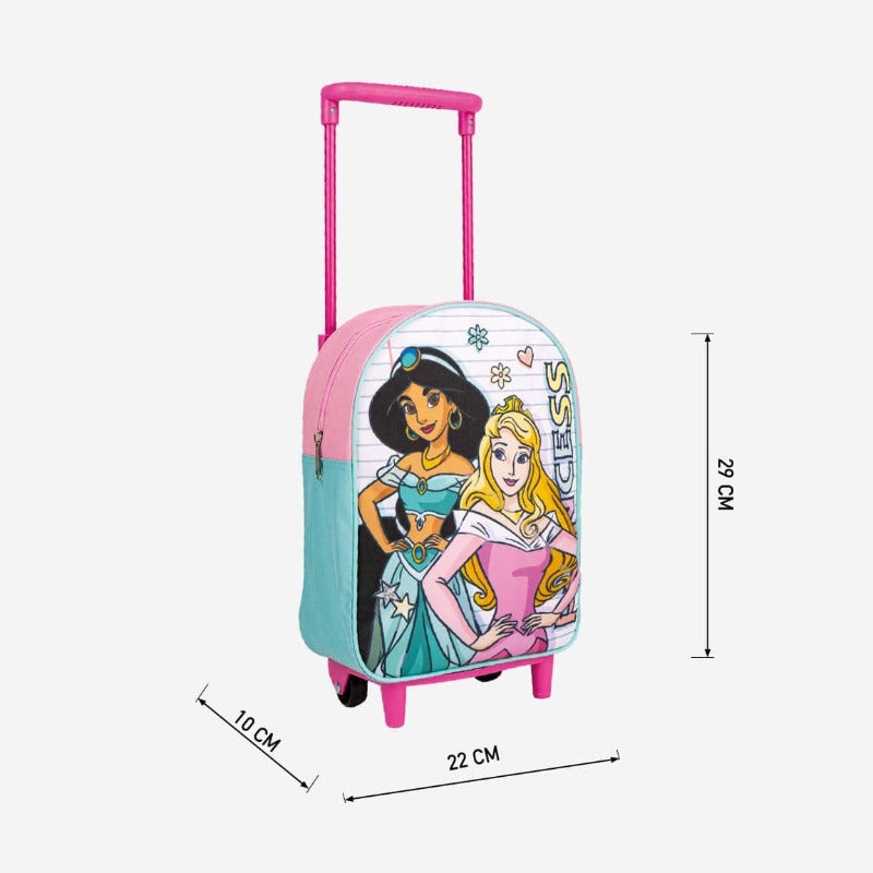 Zaini Trolley Principesse Disney Asilo 30cm