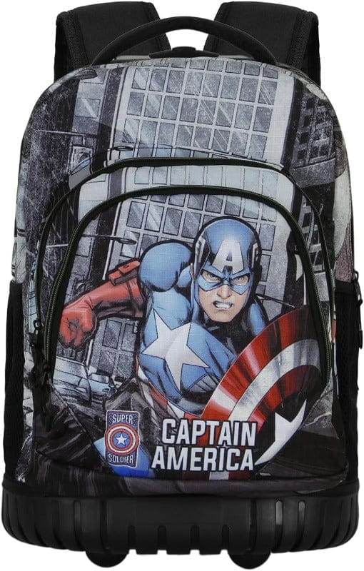 Zaini Trolley Scuola Elementare 47cm Marvel Capitan America