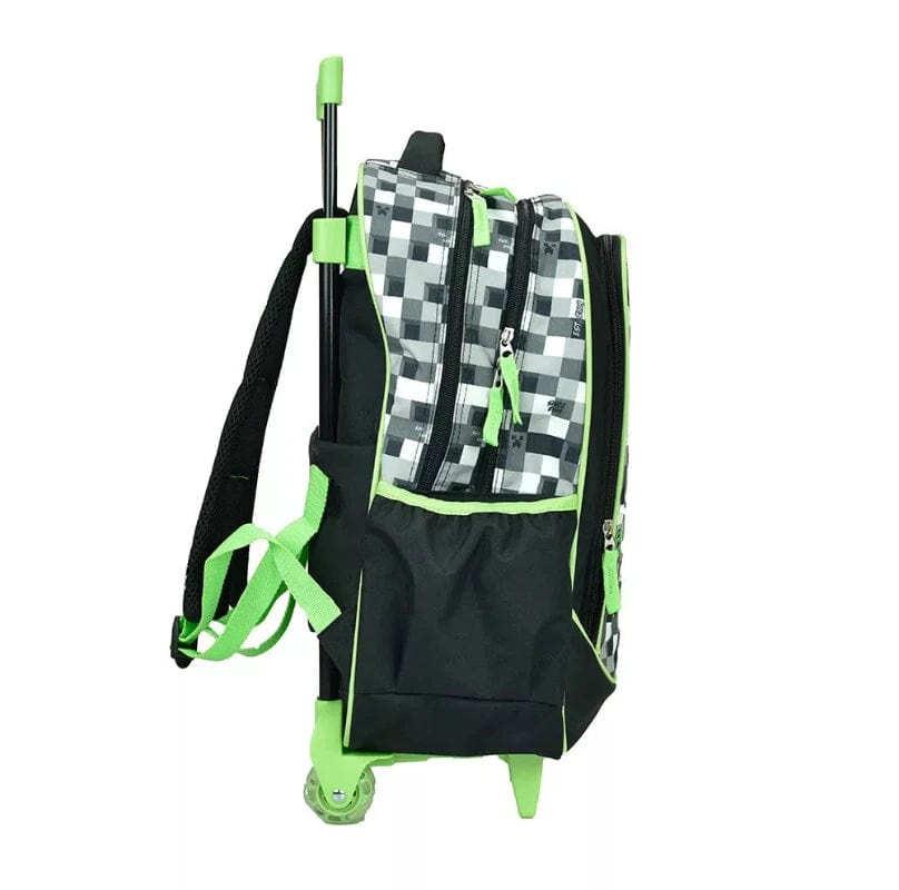 Zaini Trolley Minecraft da 46cm, Ideale per la Scuola Elementare e Media