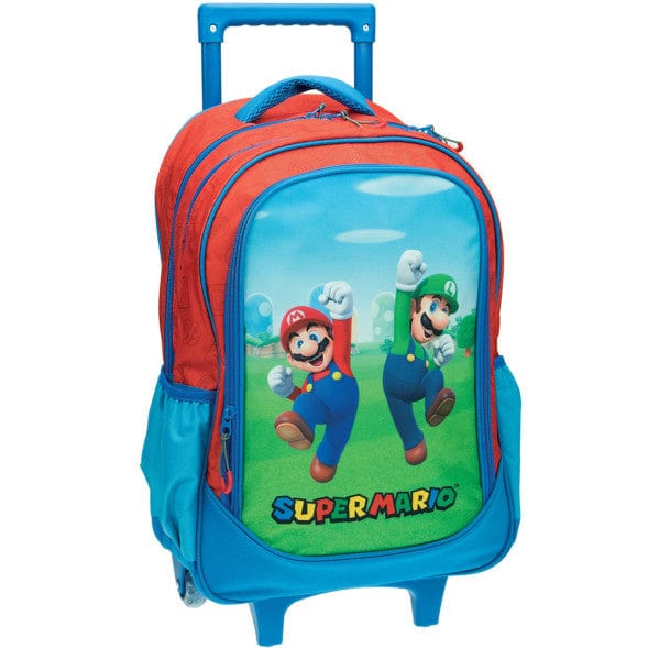 Zaini Trolley Super Mario 46cm Scuola Elementare