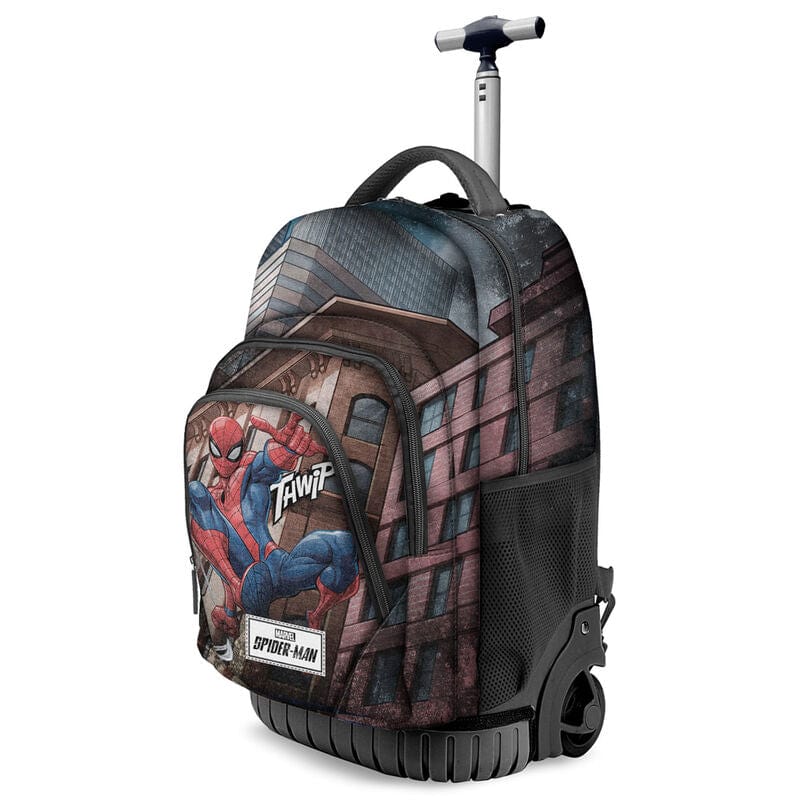 Zaini Trolley Spiderman 47cm ideale per Scuola Elementare e Media