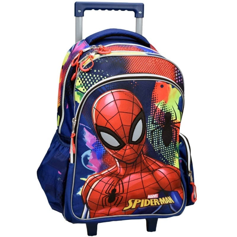 Zaino Trolley Spiderman Scuola Elementare e Media 46cm