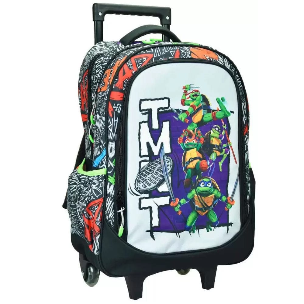 Zaini Trolley Tartarughe Ninja 46cm Scuola Elementare