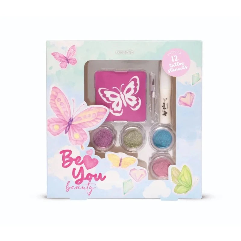 Trousse Casuelle - Kit per realizzare tatuaggi glitterati