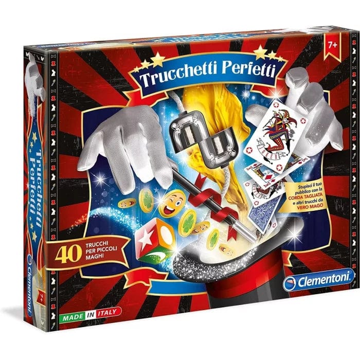 Giochi di società Clementoni Trucchetti Perfetti, Giochi di Magia per Bambini da 7 Anni in sù Clementoni il Cappello Magico, Giochi di Magia per Bambini da 7 Anni 