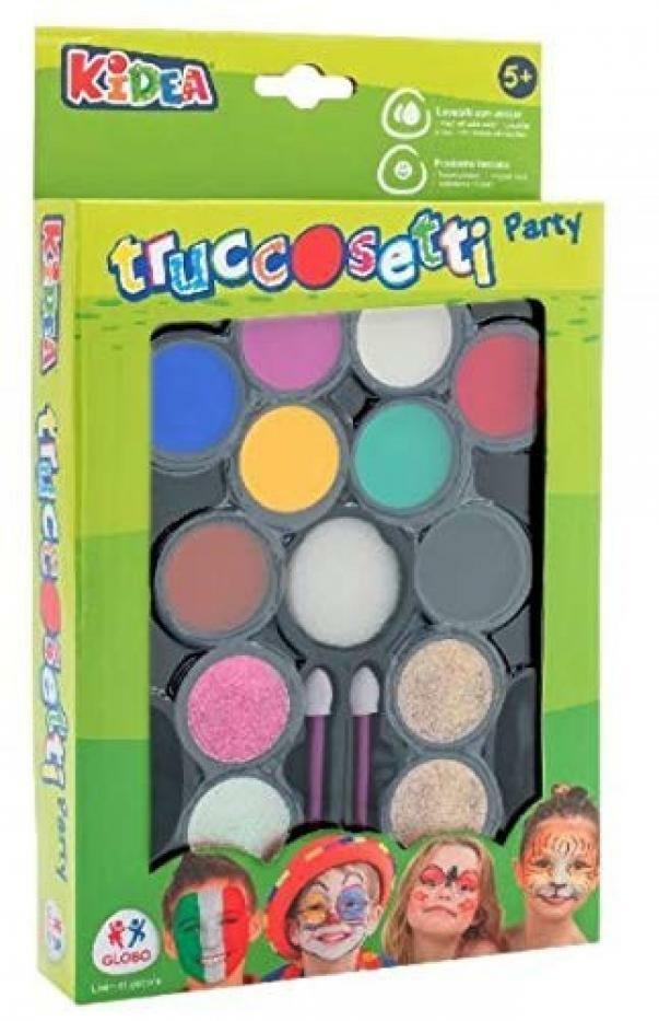 Trousse Truccosetti Party, Colori Viso per Mascheramento Carnevale - Halloween