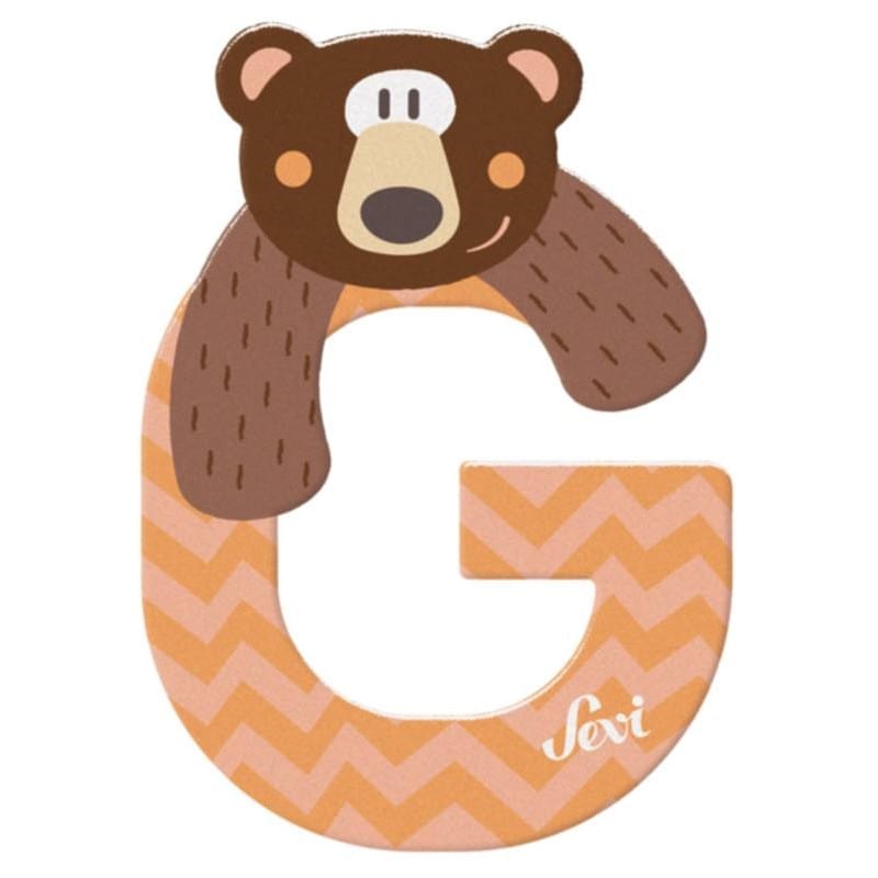 Giochi con l'alfabeto Sevi Alfabeto Animali, Lettere in Legno decorate a mano da 9,5 cm Sevi Alfabeto Clown, Lettere in Legno decorate a mano 