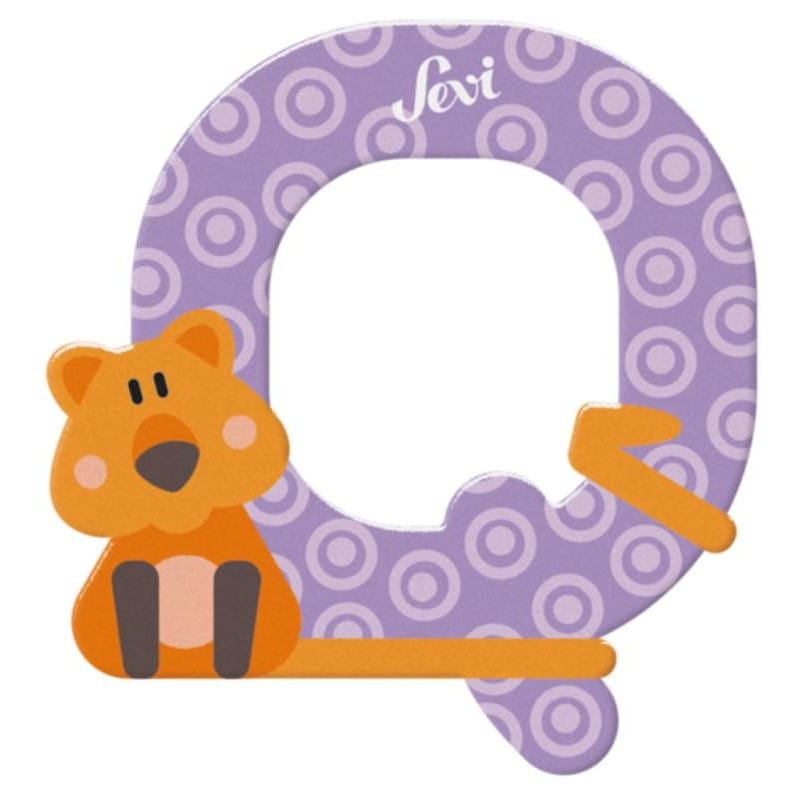 Giochi con l'alfabeto Sevi Alfabeto Animali, Lettere in Legno decorate a mano da 9,5 cm Sevi Alfabeto Clown, Lettere in Legno decorate a mano 
