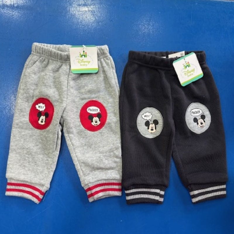 Abbigliamento Mickey Mouse Pantalone Tuta con Interno in Pile