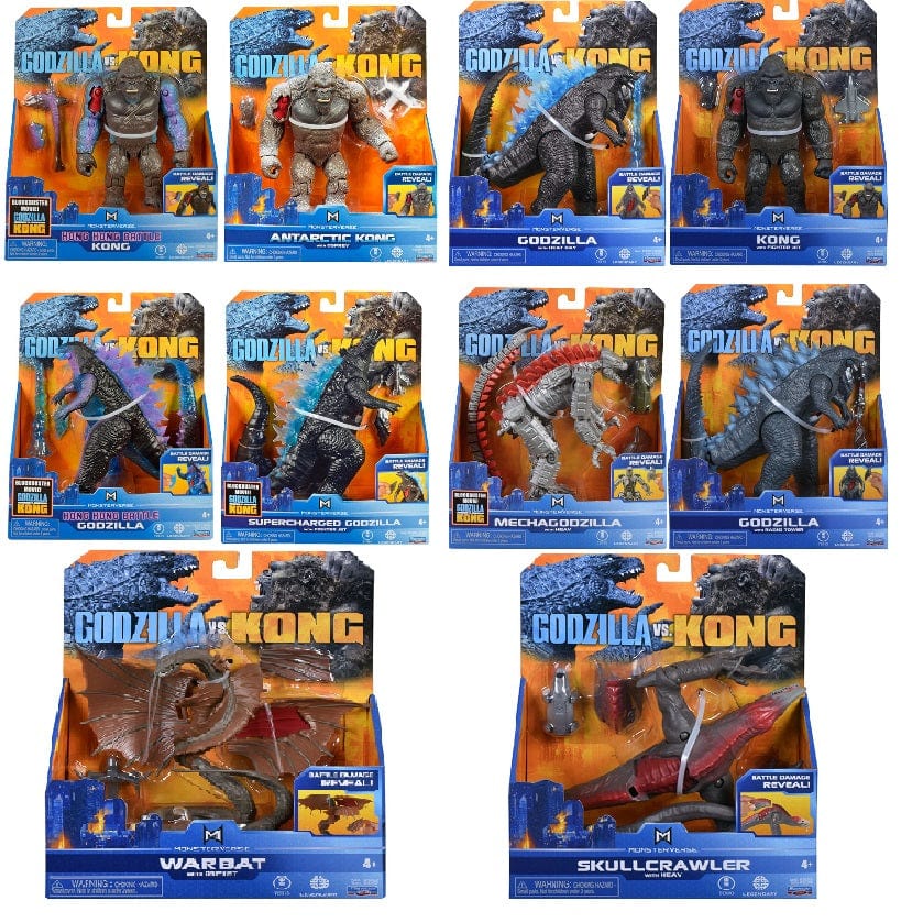Action Figures Personaggi Godzilla VS Kong, tutti i personaggi giocattolo del Film Personaggi Godzilla VS Kong - Godzilla con Raggio