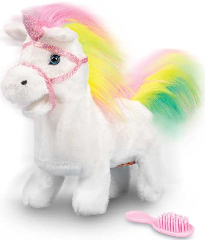 Animali Interattivi Unicorno Interattivo che Cammina e Scodinzola con Effetti sonori - Animigos