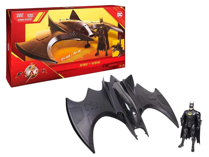 Action Figures Batman Batwing  70cm con Personaggio Batman 30cm - The Flash