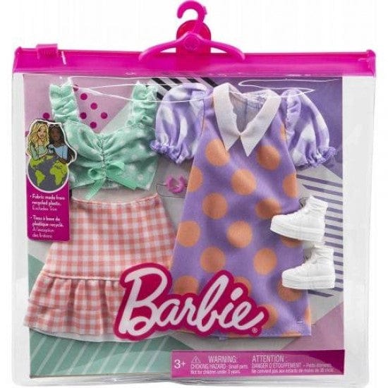 Bambole Barbie Look Completo, Set 2 Vestiti per Bambole con Accessori