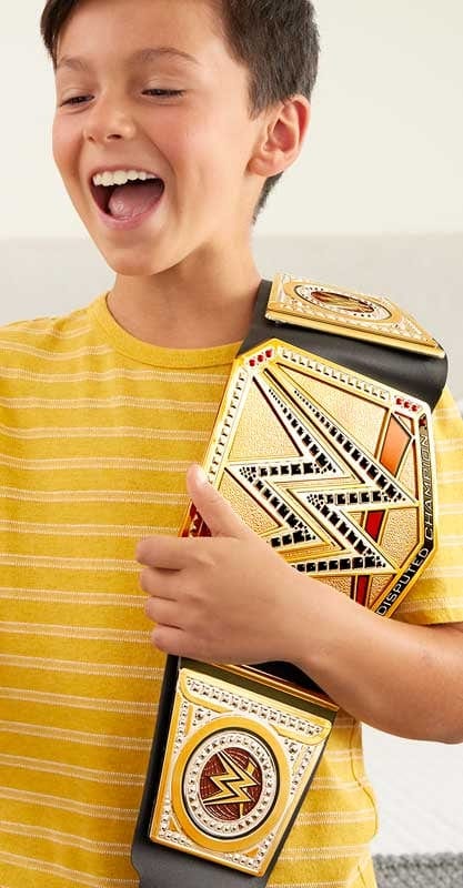 Action figure Mattel WWE Cintura Undisputed Universal Championship, lunga 91+ cm e regolabile -HYJ35 Mattel WWE Cintura Undisputed Universal Championship, lunga 91+ cm e regolabile -HYJ35