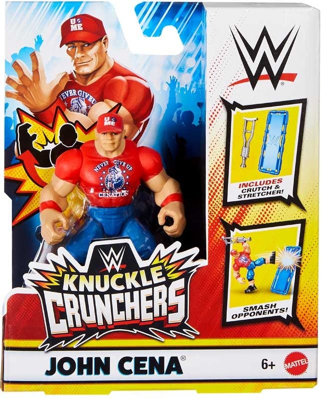 Action figure WWE Action figure Knuckle Crunchers con Accessori WWE Action figure Knuckle Crunchers con Accessori