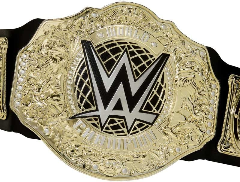 Action figure Mattel WWE Cintura Campione dei pesi massimi Mondiali, 91cm con regolazione Mattel WWE Cintura Campione dei pesi massimi Mondiali, 91cm con regolazione