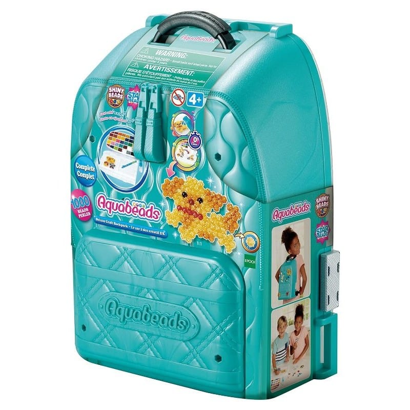 SES Creative 00746 perline da stirare con brillantini, 1000 perline luccicanti, ideali per lavori creativi per bambini, dai 5 anni in su, diversi colori