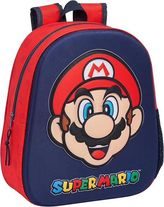 Zaini Zaino Asilo Super Mario con Grafica 3D