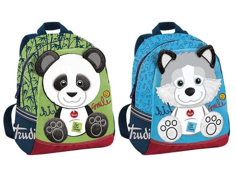 Zaini Zaino Asilo Trudi Zainetto Peluche Panda - Husky