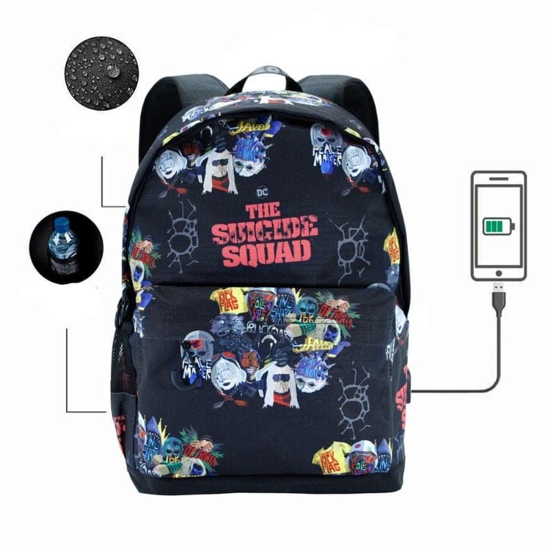 Zaini Zaino Scuola Suicide Squad 45cm Zaino Scuola Suicide Squad 45cm