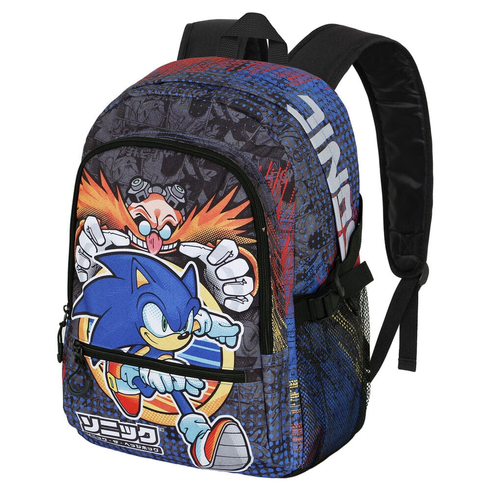 Zaini Zaino Sonic 44cm Scuola Elementare