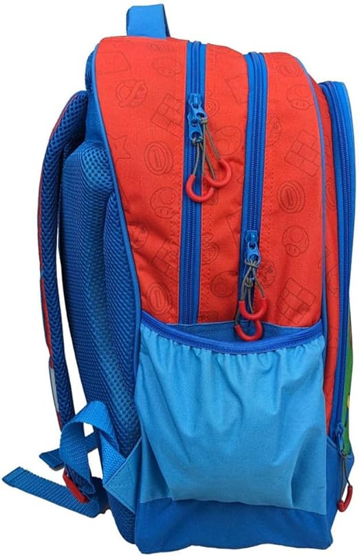 Zaino Super Mario 45cm Ideale per la Scuola Elementare