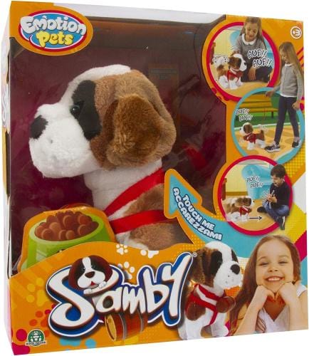 Bambole, playset e giocattoli Samby Cane Interattivo, Cucciolo San Bernardo Giochi Preziosi