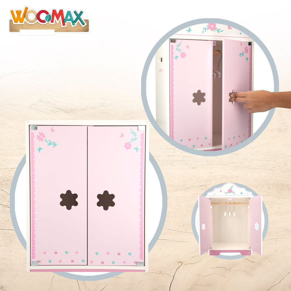 Case delle bambole Armadio delle Bambole in Legno