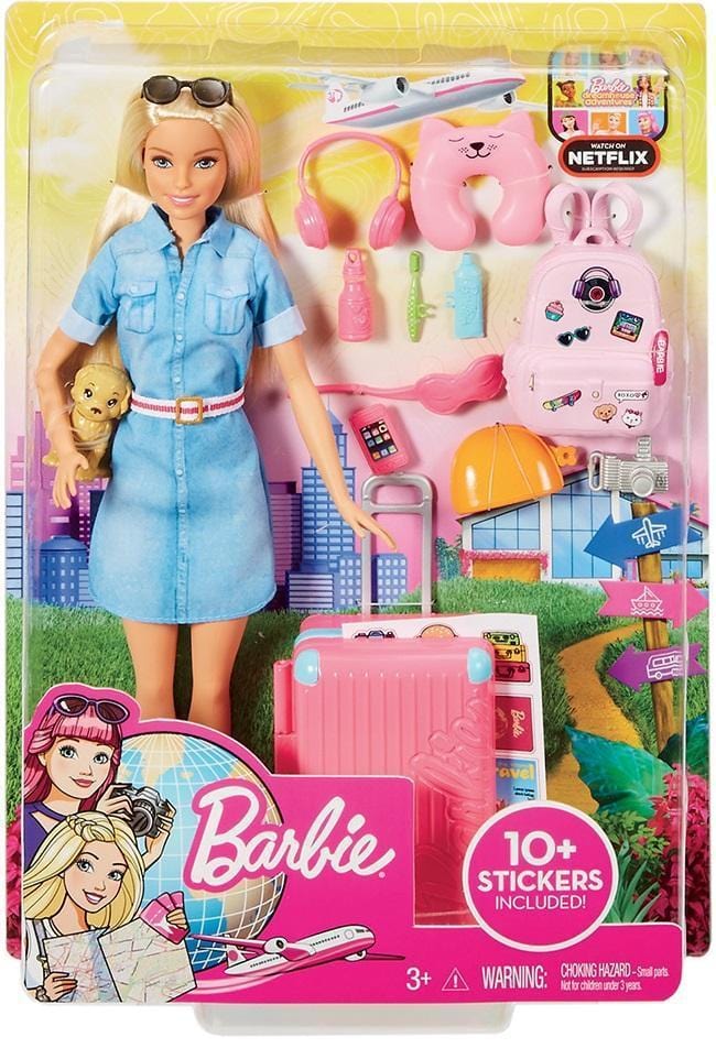 Barbie in Viaggio con Cucciolo e  Accessori - The Toys Store