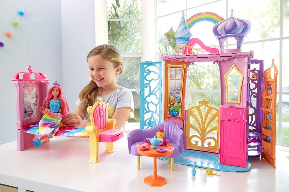 Barbie Castello Dreamtopia della Baia dell'Arcobaleno, Bambola e Accessori inclusi - The Toys Store