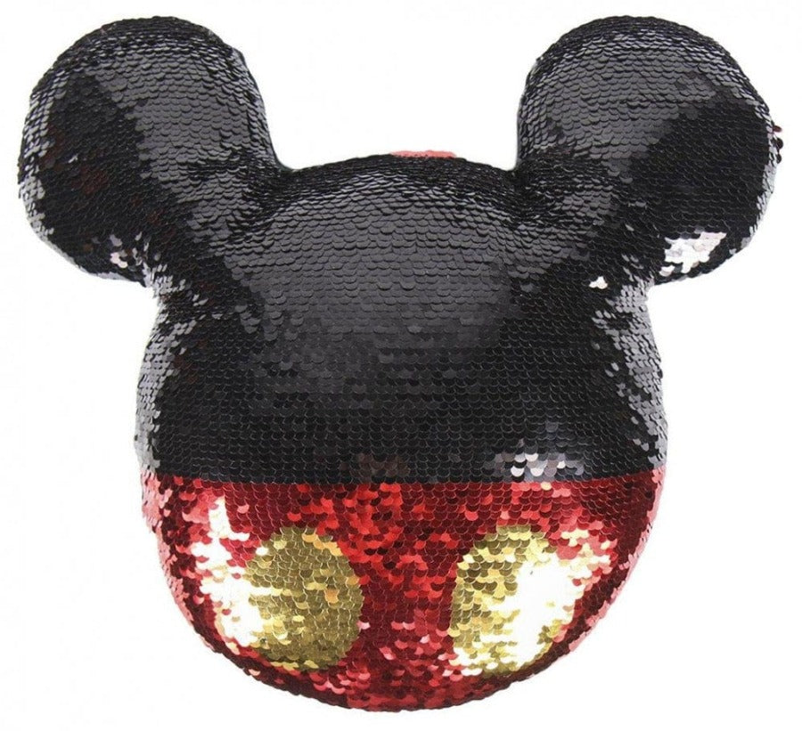 Cuscino Topolino Cuscino Mickey Mouse con Paillettes