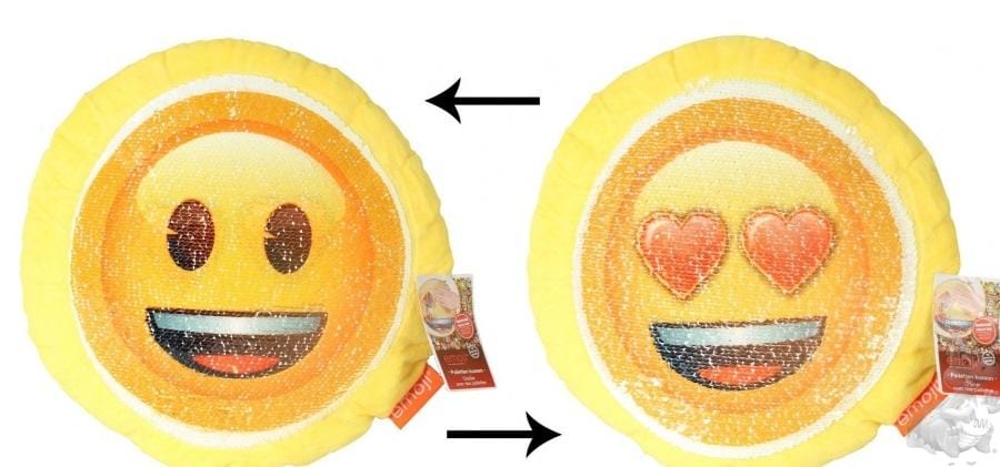 Cuscino Emoji con Paillettes - The Toys Store