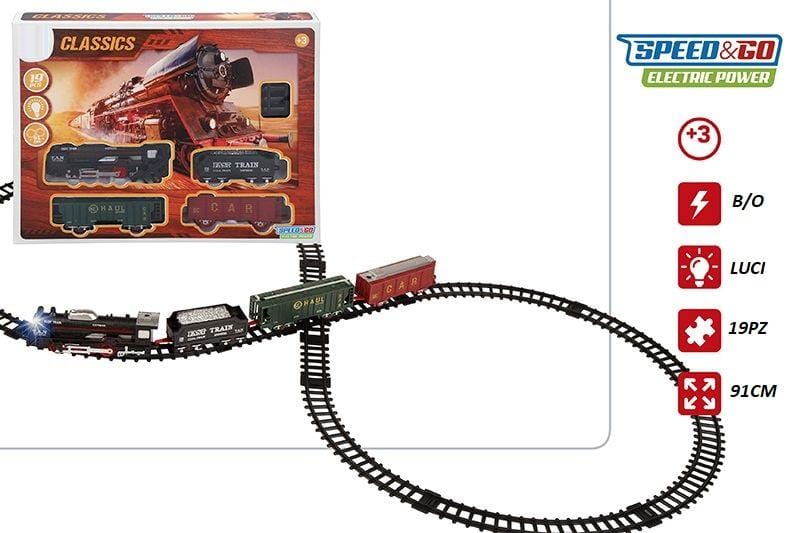 Pista Treno Elettrico 91cm - The Toys Store