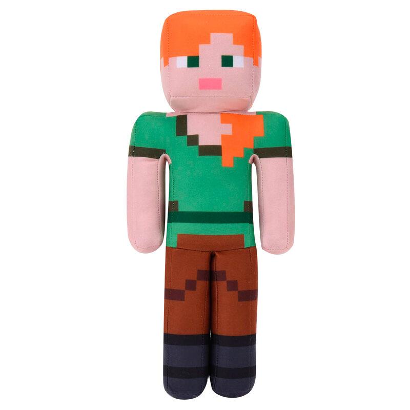 Giocattoli Peluche Minecraft Steve e Alex da 35cm