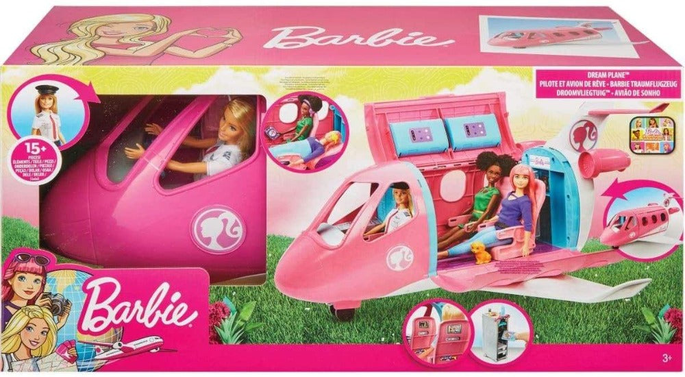 Barbie Aereo dei Sogni con Pilota, Veicolo e Bambola Pilota Inclusa - The Toys Store