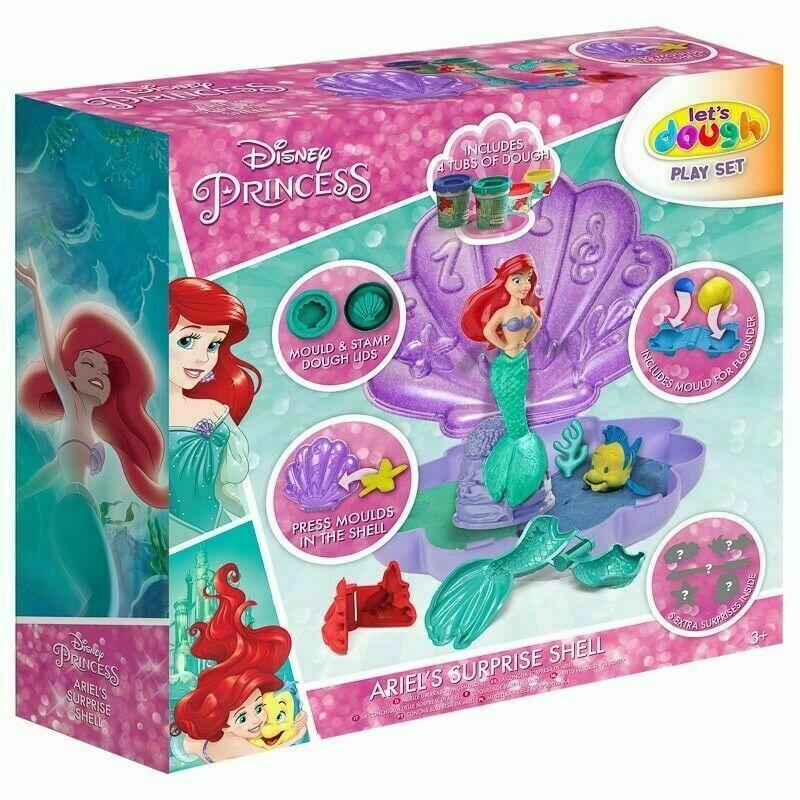 Disney Princess - Ariel Conchiglia a Sorpresa con Plastilina - The Toys Store