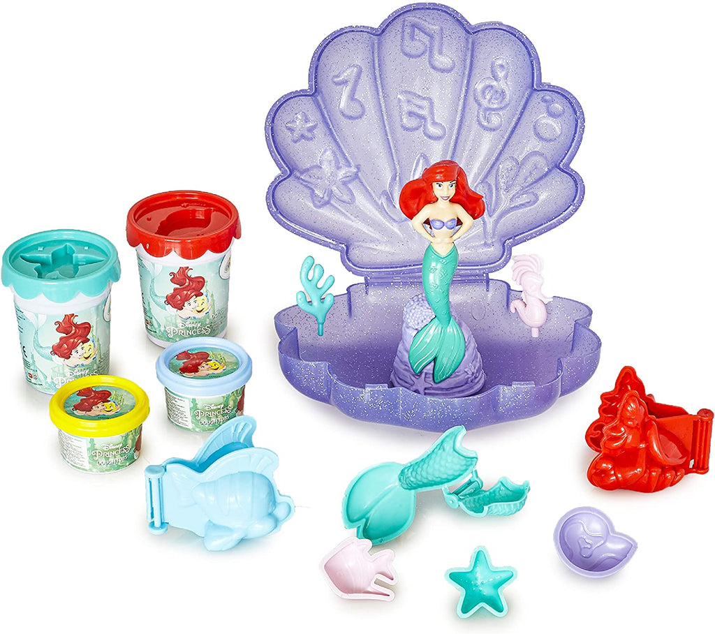 Disney Princess - Ariel Conchiglia a Sorpresa con Plastilina - The Toys Store