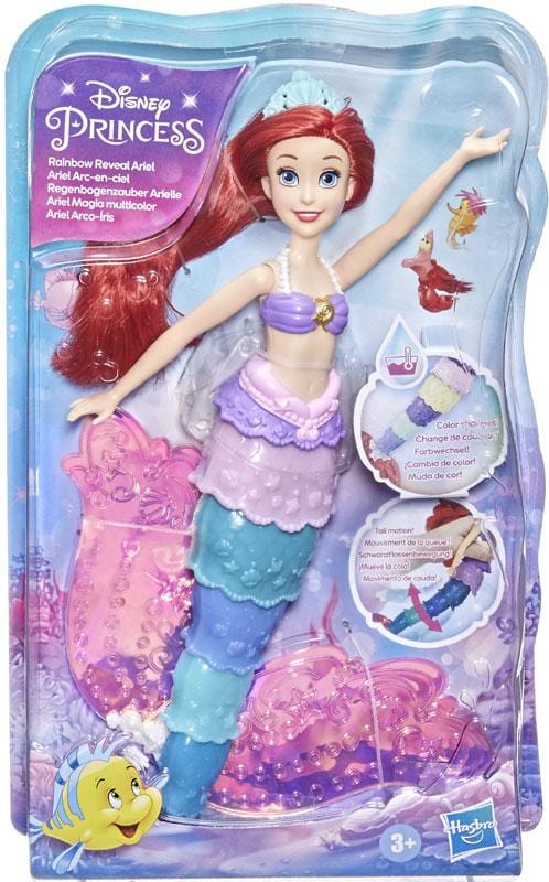 Bambola Ariel Sirena Coda Arcobaleno Reveal The Toys Store