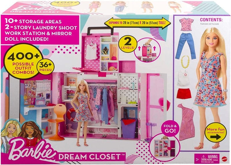 Barbie Barbie Armadio dei Sogni 2.0, Playset con Bambola Bionda