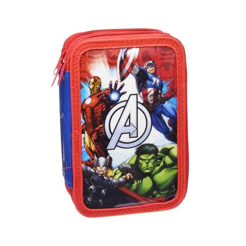Astuccio 3 scomparti Avengers - Portacolori include 36 accessori - The Toys Store