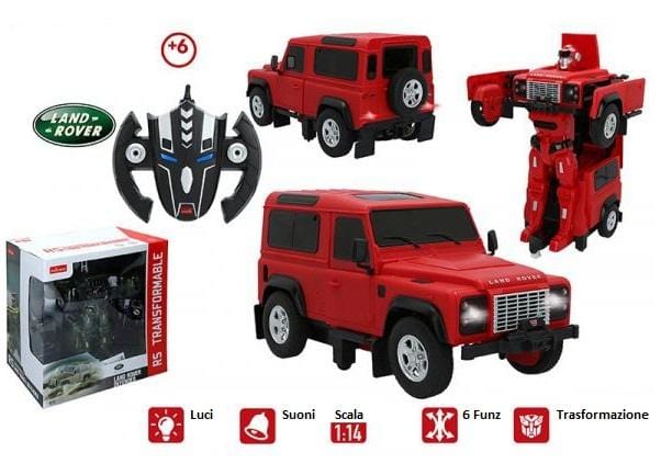 Radiocomando Land Rover Trasformabile in Robot - The Toys Store