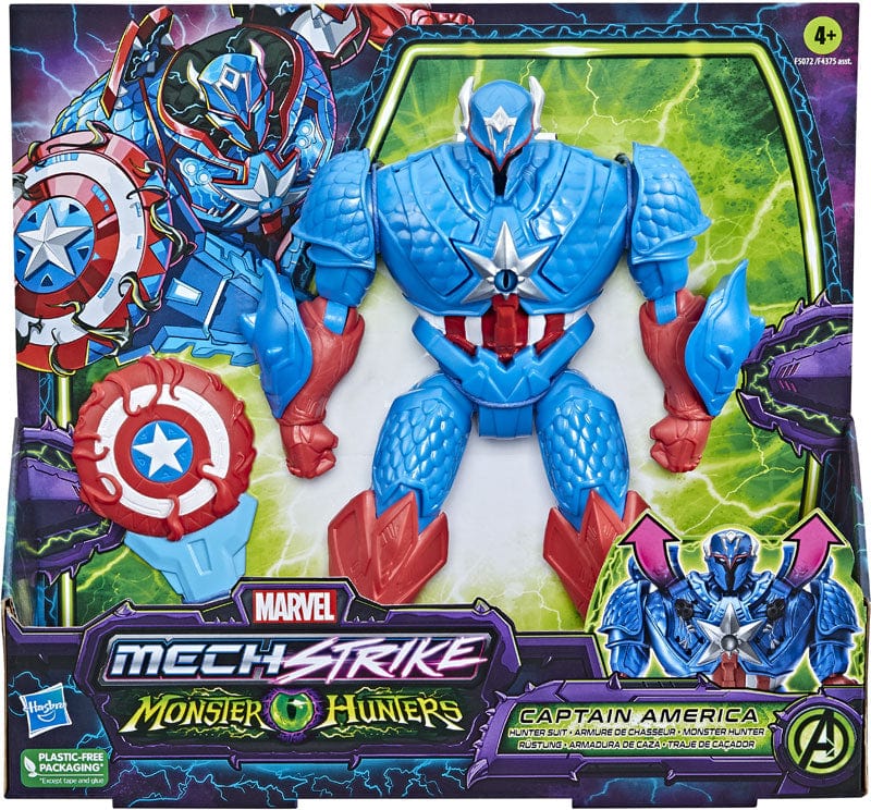 Action figure Avengers Mech Strike Monster Hunters Captain America