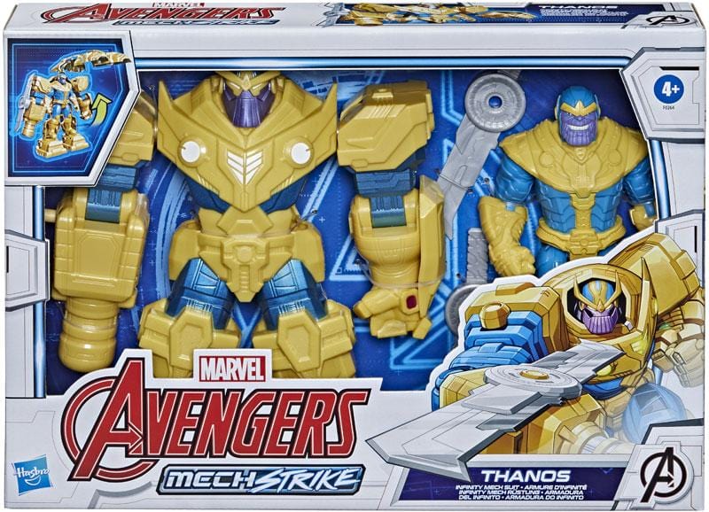 Avengers Mech Strike Personaggio Thanos con Armatura - The Toys Store
