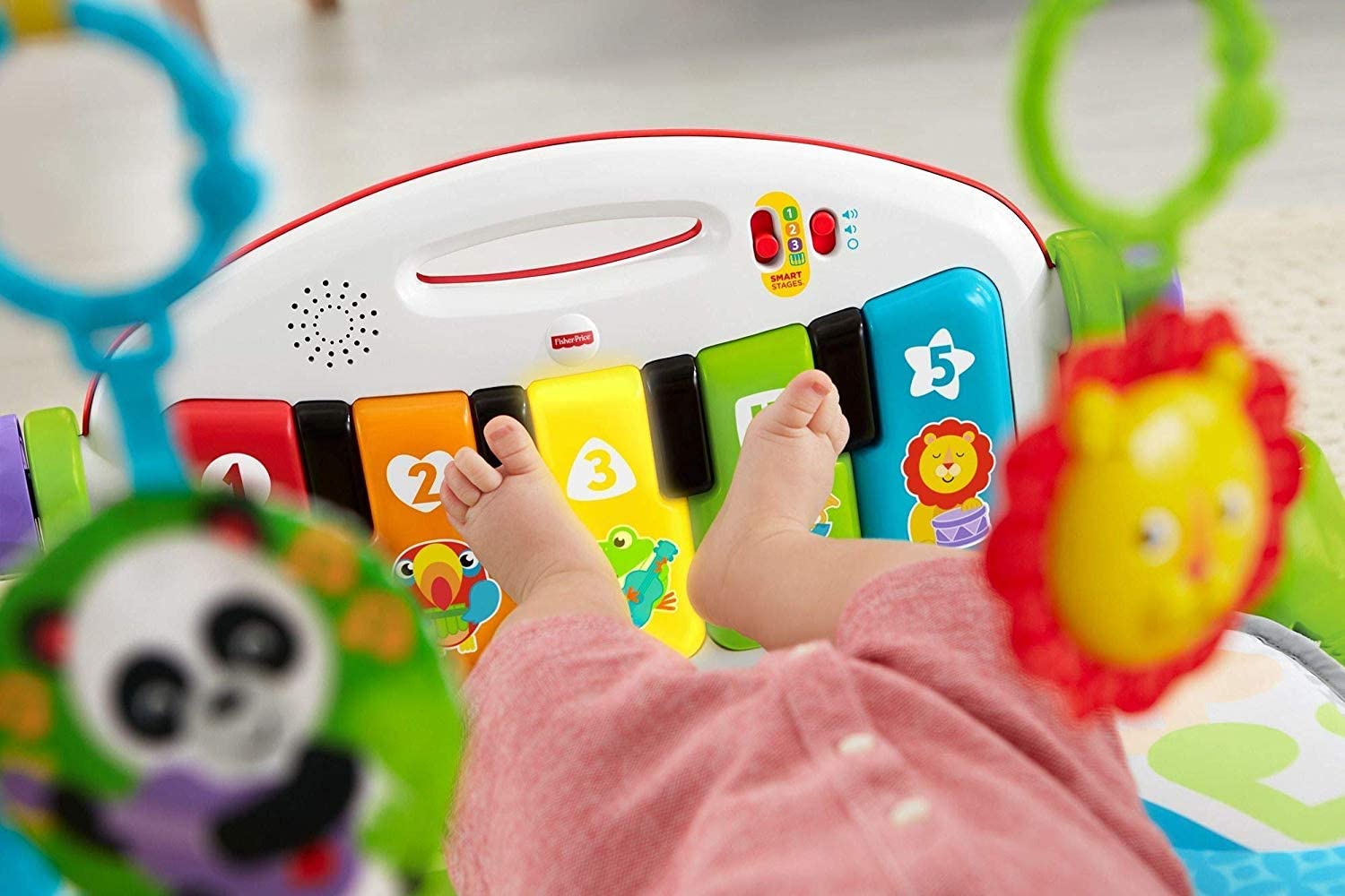 Palestrina Fisher-Price Con Piano Portatile - 3 Livelli Di Apprendimento, 10 Giocattoli, Per Bambini 0+ Mesi - Foto 12