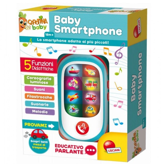 Giocattoli Carotina Baby Smartphone Lisciani Carotina Baby Smartphone | The Toys Store