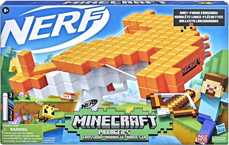 Gadget e armi giocattolo Balestra Minecraft Nerf Pillagers